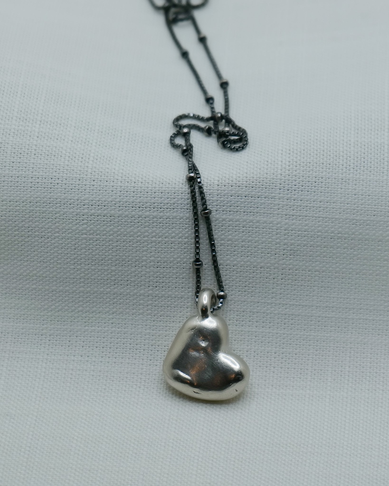 Sculpted Heart Necklace I