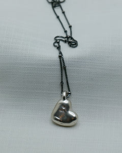 Sculpted Heart Necklace I